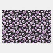 Pastel Goth Valentine's Day Gift Wrapping Geschenkpapier Set (Vorderseite)
