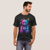 Pastel Goth Voodoo Bear - Creepisches Niedliches H T-Shirt (Vorne ganz)