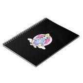 Pastel Goth Whimsigoth Clown Ragdoll Notizblock (Linke Seite)