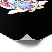 Pastel Goth Whimsigoth Clown Ragdoll Poster (Ecke)