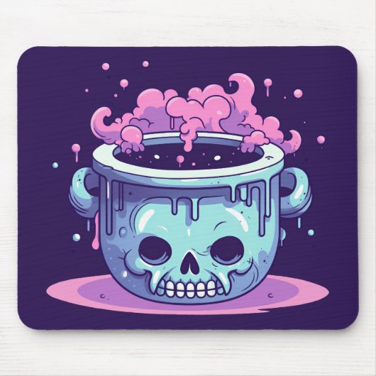 Pastel Goth Witch's Brew Mousepad (Vorne)
