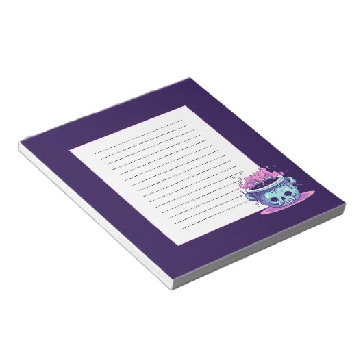 Pastel Goth Witch's Brew Notizblock (angewinkelt)