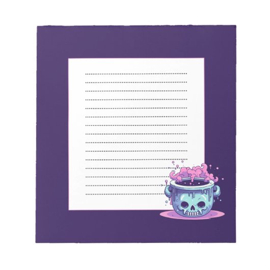 Pastel Goth Witch's Brew Notizblock (Vorderseite)