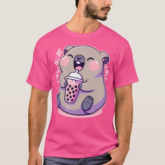 Pastel Goth Wombat Bubble Tee (Vorderseite)