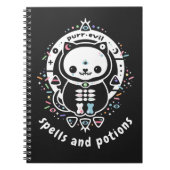 Pastel Goth Zauber und Tränke Hexe Notizblock (Vorderseite)