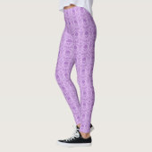 Pastel Gothic Baroque Skull Pattern Leggings (Links)