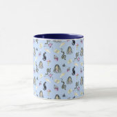 Pastel Gothic Story Pattern Tasse (Zentrum)