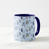 Pastel Gothic Story Pattern Tasse (VorderseiteRechts)