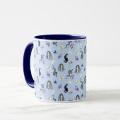 Pastel Gothic Story Pattern Tasse (Vorderseite Links)