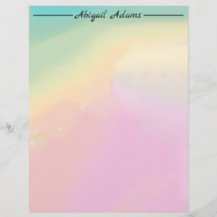 Pastel Gradient Briefbogen