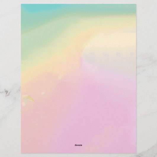 Pastel Gradient Briefbogen (Rückseite)