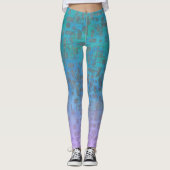 Pastel Gradient Geo Sheeny Leggings (Vorderseite)