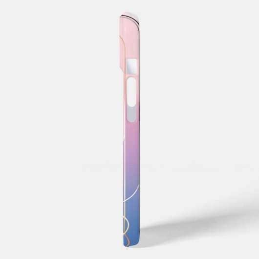 Pastel Gradient Geometric Case-Mate iPhone Hülle (Rückseite / Links)