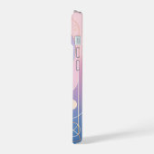 Pastel Gradient Geometric iPhone 15 Hülle (Linke Seite)