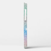 Pastel Gradient Glitzer Sparkle Monogram Name Case-Mate iPhone Hülle (Rückseite / Links)