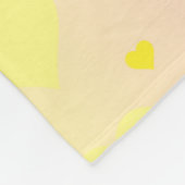 pastel gradient heart blanket fleecedecke (Ecke)