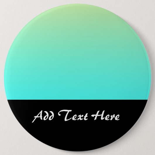 Pastel Gradient Hintergrund Türkis Gelb Button (Vorderseite)