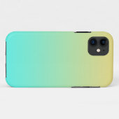 Pastel Gradient Hintergrund Türkis Gelb Case-Mate iPhone Hülle (Rückseite (Horizontal))