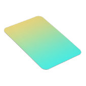 Pastel Gradient Hintergrund Türkis Gelb Magnet (Rechte Seite)