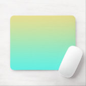 Pastel Gradient Hintergrund Türkis Gelb Mousepad (Mit Mouse)