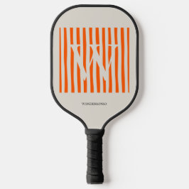 Pastel Gradient Initial Custom Pickleball Schläger