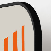 Pastel Gradient Initial Custom Pickleball Schläger (Linke Seite)