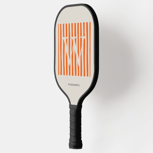 Pastel Gradient Initial Custom Pickleball Schläger (Links)