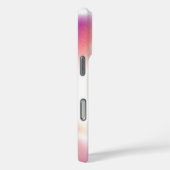 Pastel Gradient iPhone Case - Blumendesign (Rückseite / Rechts)