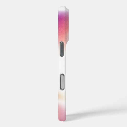 Pastel Gradient iPhone Case - Blumendesign (Rückseite / Rechts)