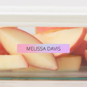 Pastel Gradient Kids Waterproof Name Labels Etiketten (Befestigt)