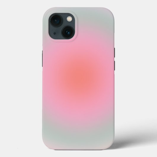 Pastel Gradient Minimalistisch Aura Case-Mate iPhone Hülle (Rückseite)