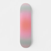 Pastel Gradient Minimalistisch Aura Skateboard (Vorne)