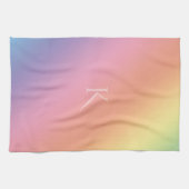 Pastel Gradient mit (oder ohne) Initial Geschirrtuch (Horizontal)