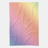 Pastel Gradient mit (oder ohne) Initial Geschirrtuch (Vertikal)