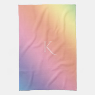 Pastel Gradient mit (oder ohne) Initial Geschirrtuch