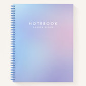 Pastel Gradient-Notebook Notizblock (Vorderseite)