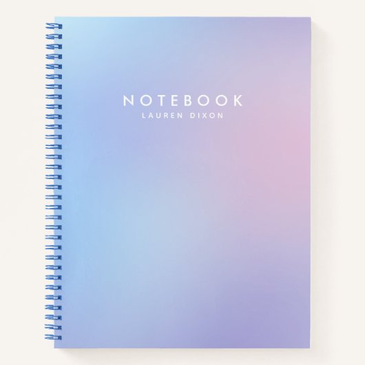 Pastel Gradient-Notebook Notizblock (Vorderseite)