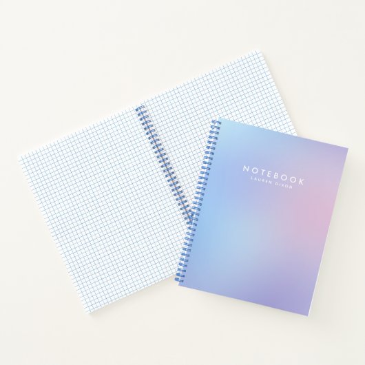 Pastel Gradient-Notebook Notizblock (Innenseite)