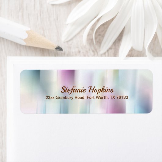 Pastel Gradient Script Individuelle Name Rücksende (Insitu)