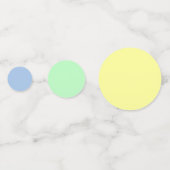 Pastel Gradient Theme Party Table Confetti Konfetti (Vorderseiten)