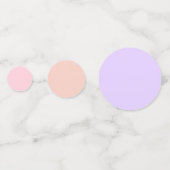 Pastel Gradient Theme Party Table Confetti Konfetti (Rückseiten)