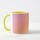 Pastel Gradient Yellow Tasse (Links)