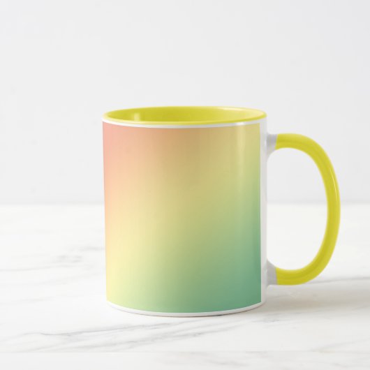 Pastel Gradient Yellow Tasse (Rechts)