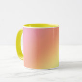 Pastel Gradient Yellow Tasse (Vorderseite Links)