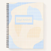 Pastel Graph Paper-Notebook Notizblock (Vorderseite)