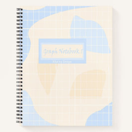 Pastel Graph Paper-Notebook Notizblock