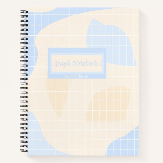 Pastel Graph Paper-Notebook Notizblock (Vorderseite)