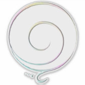 Pastel Gratitude Aufkleber (Vorderseite)