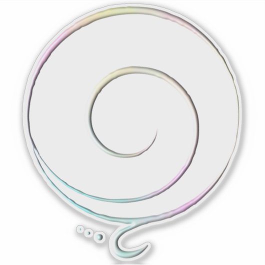 Pastel Gratitude Aufkleber (Vorderseite)