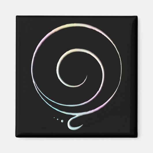 Pastel Gratitude  Magnet (Vorne)